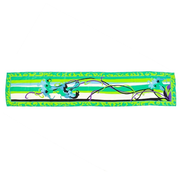 NWT Emilio Pucci Sheer Silk Scarf - Picture 2 of 3